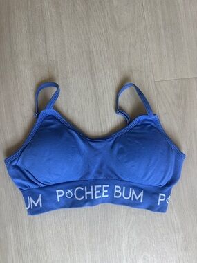 Pcheebum Blue Seamless Stretch Bralette